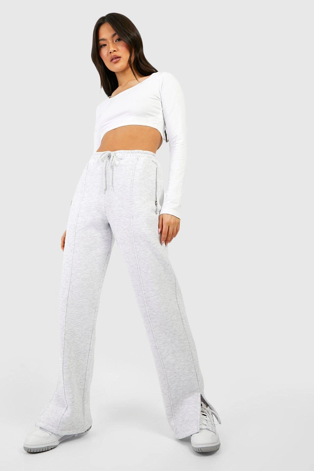 Jogging Large Fendu Zippé – Image 3