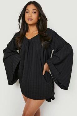 Petite - Robe Patineuse Texturée