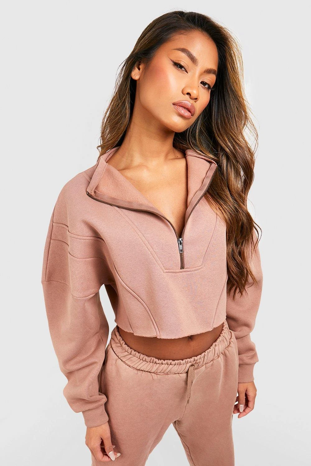 Sweat Court à Col Zippé