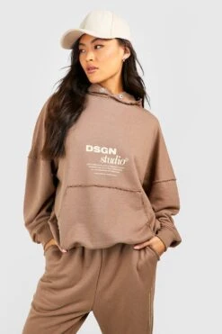 Sweat à Capuche Oversize épais Déchiré