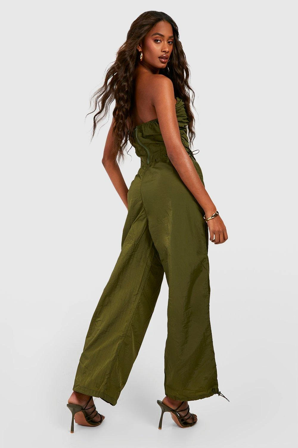 Pantalon Parachute Oversize à Cordon De Serrage – Image 2