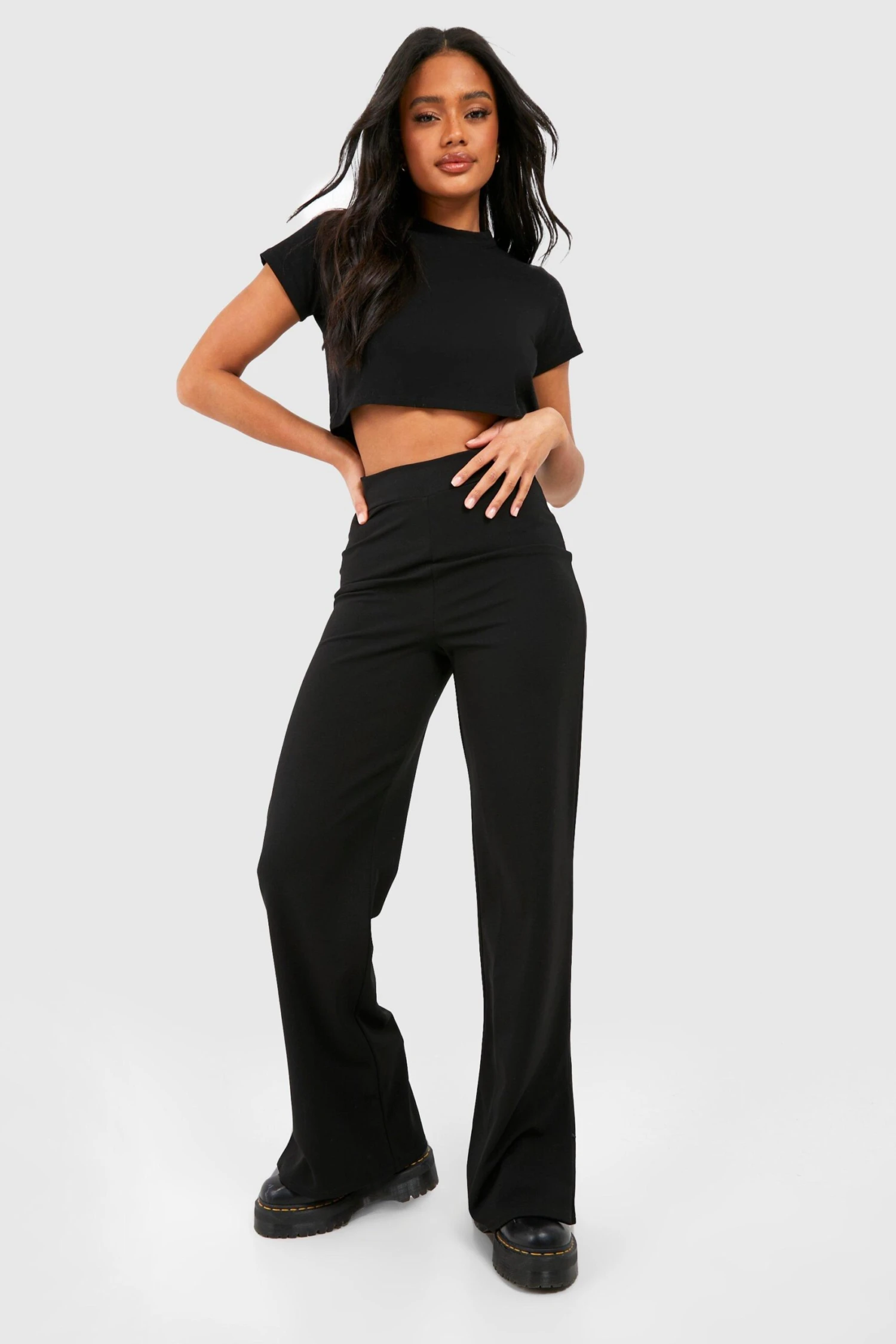 Pantalon De Tailleur Taille Haute