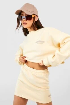 Sweat Oversize Court Ă Slogan