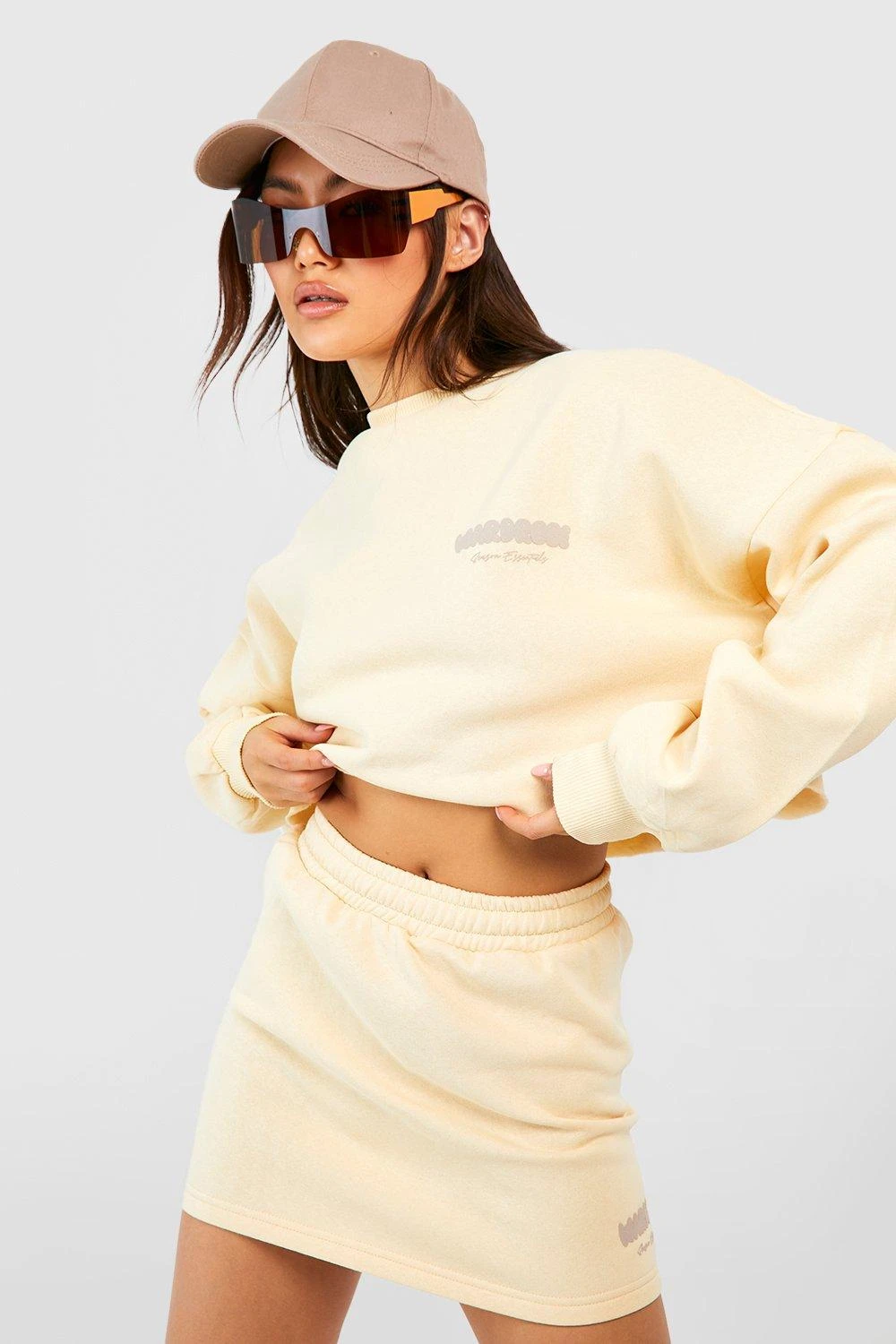 Sweat Oversize Court Ă Slogan