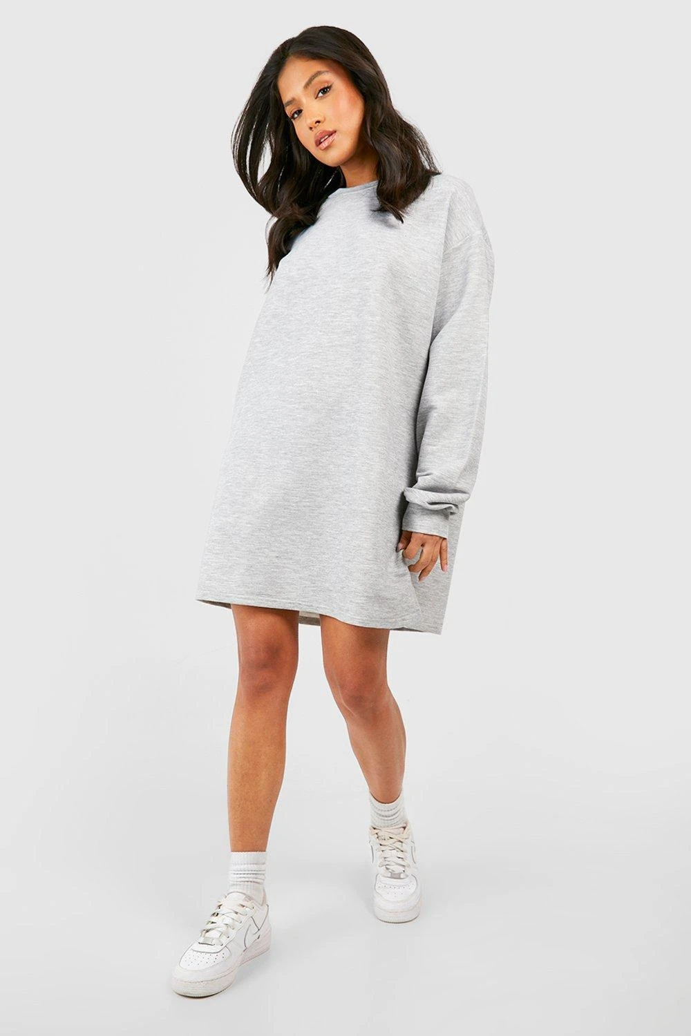 Petite - Robe Sweat Oversize Basique