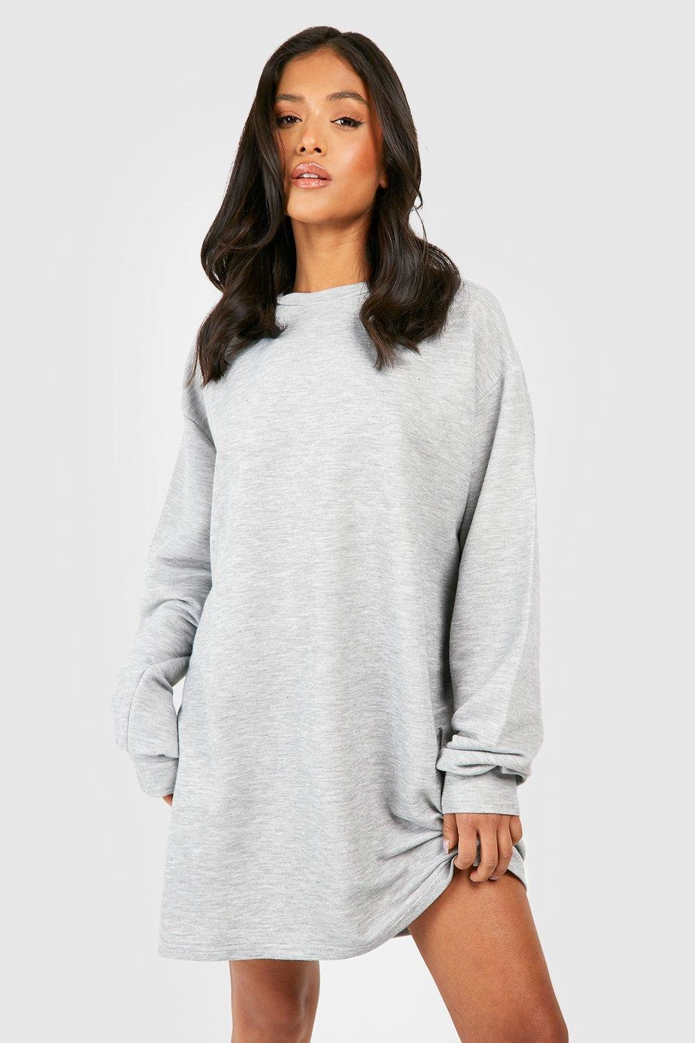 Petite - Robe Sweat Oversize Basique – Image 3