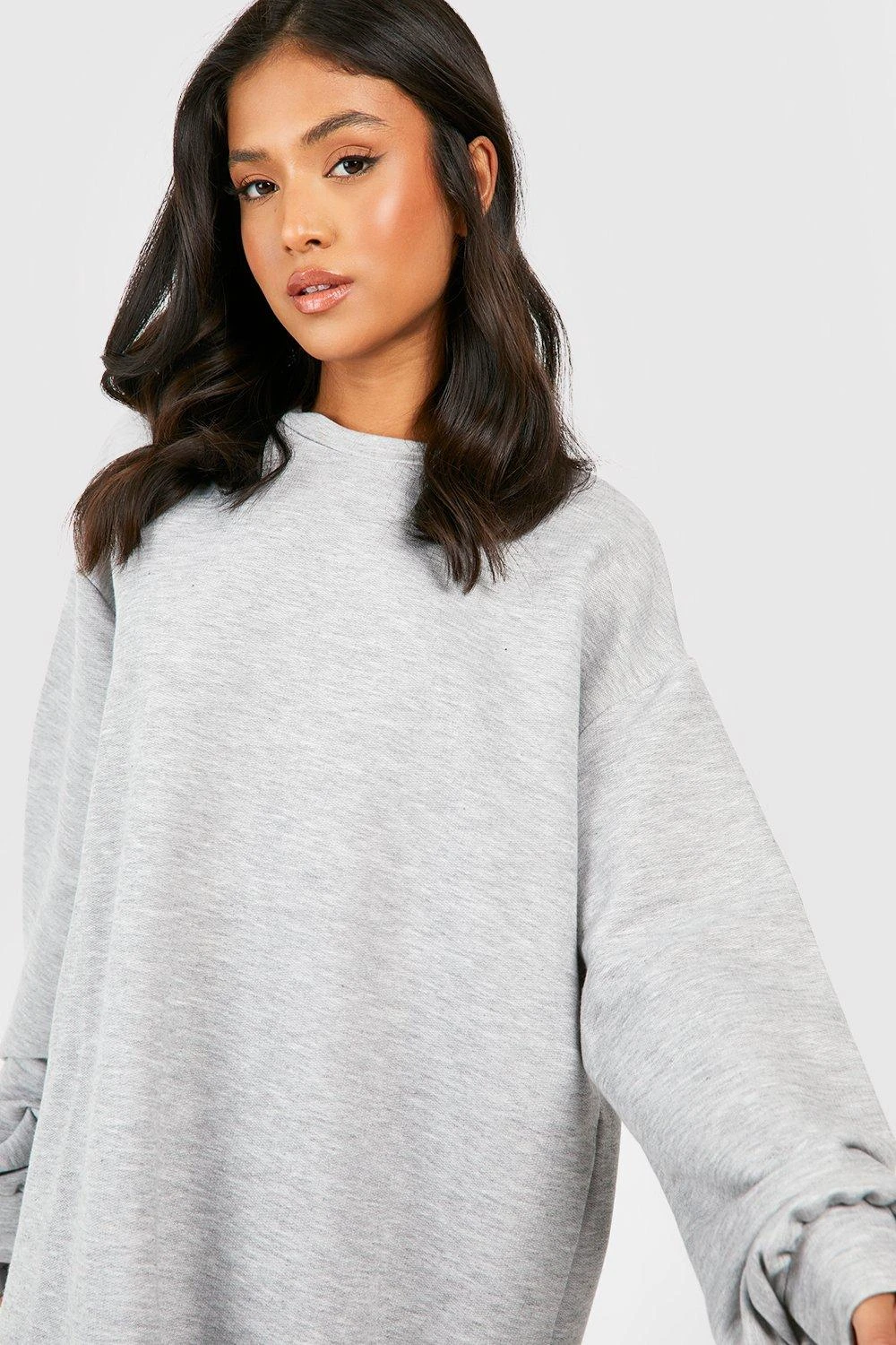 Petite - Robe Sweat Oversize Basique – Image 4