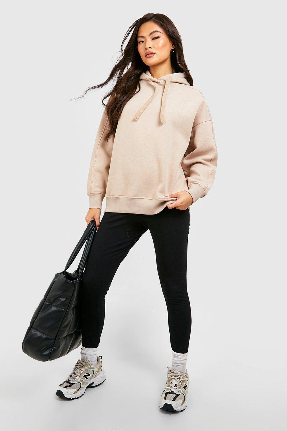 Sweat à Capuche Oversize à Cordon De Serrage – Image 3