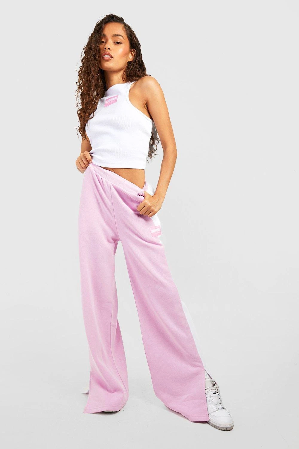 Jogging Color Block Fendu