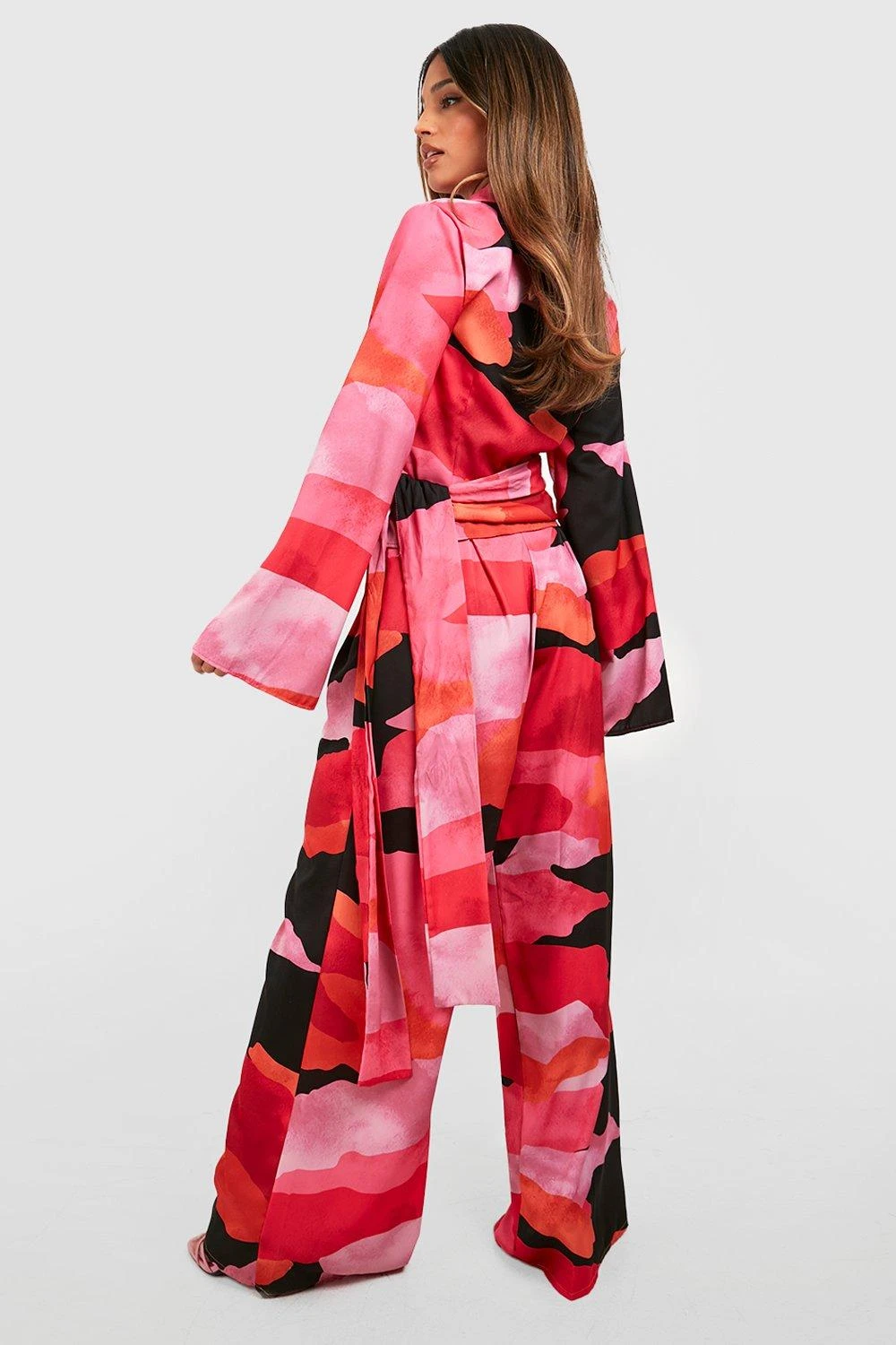 Pantalon Extra Long Imprimé Abstrait – Image 2