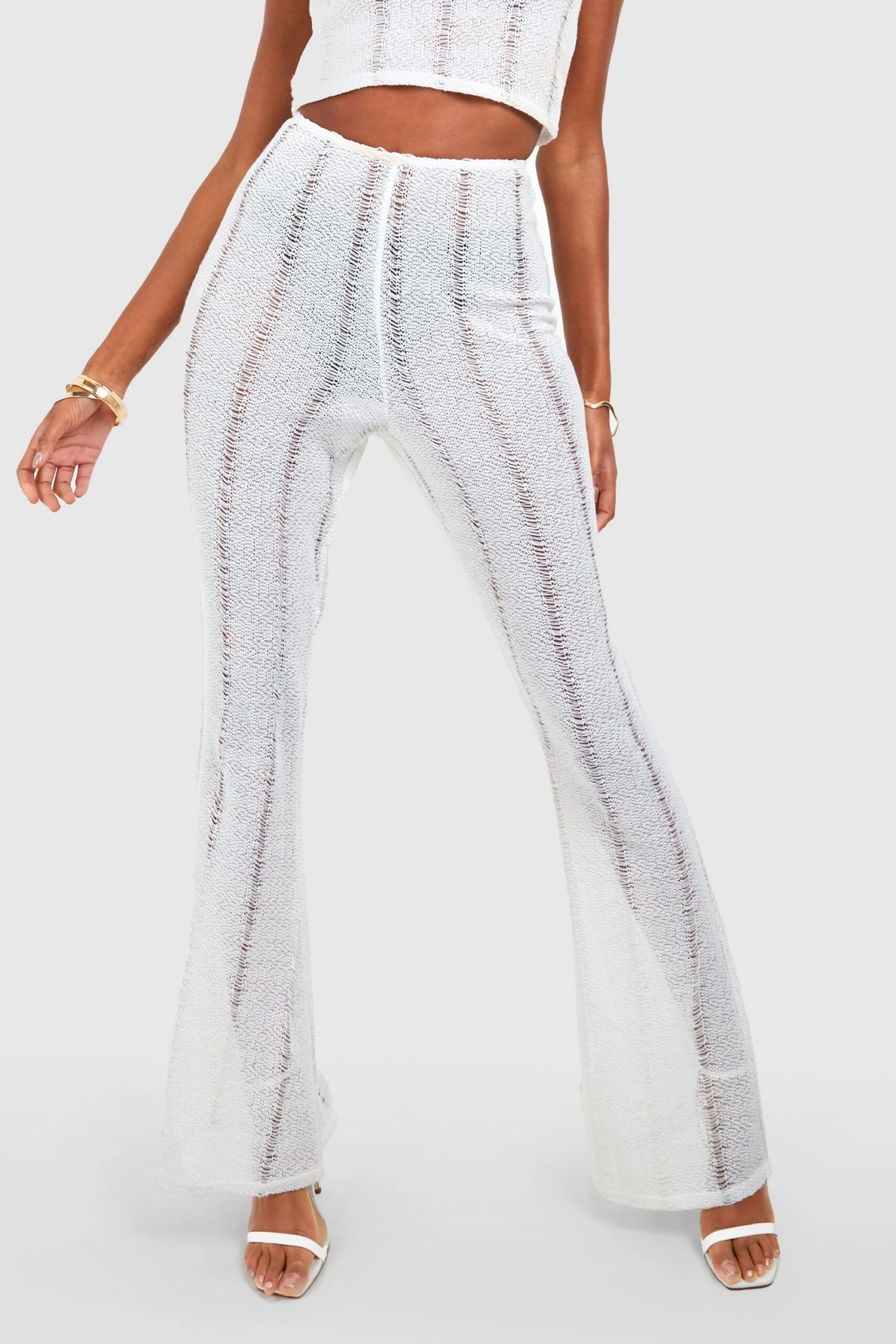 Pantalon Flare Déchiré – Image 4