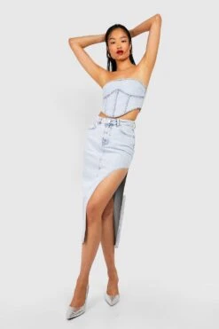 Jupe Mi-longue Fendue