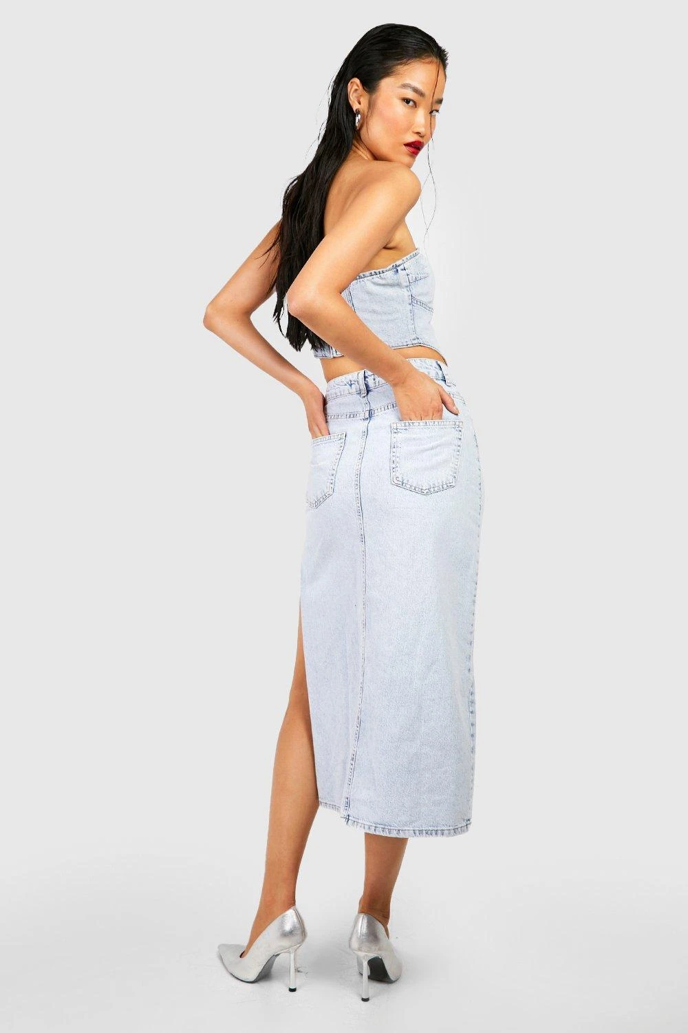 Jupe Mi-longue Fendue – Image 2