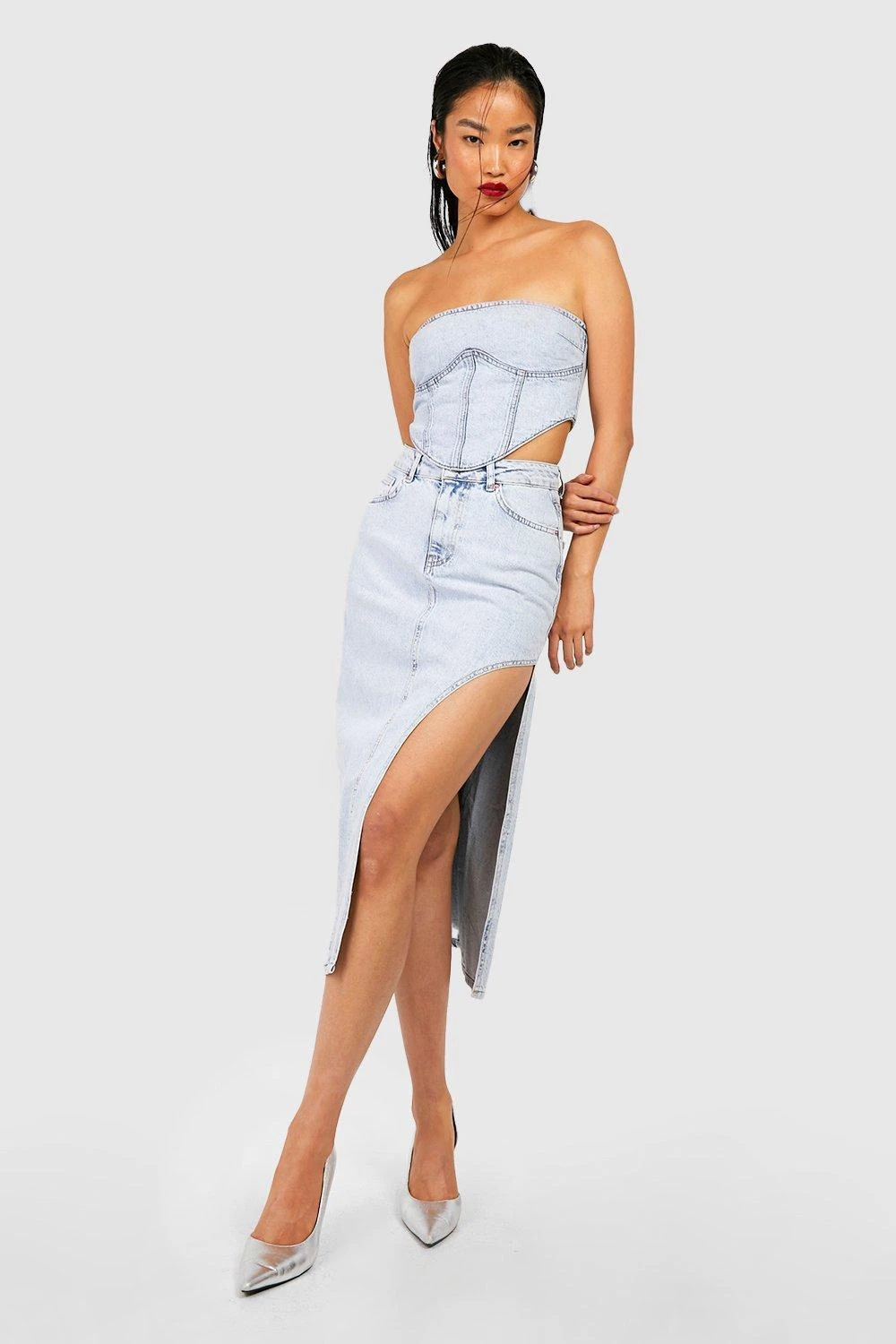 Jupe Mi-longue Fendue – Image 3