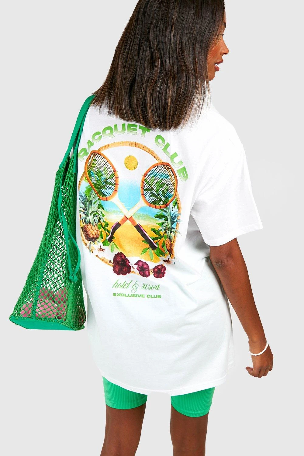 T-shirt Oversize Ă Slogan