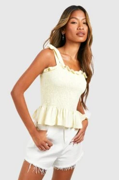 Débardeur Péplum Noué