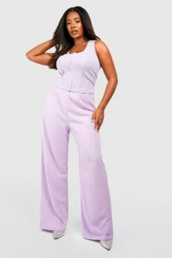 Grande Taille - Pantalon Large