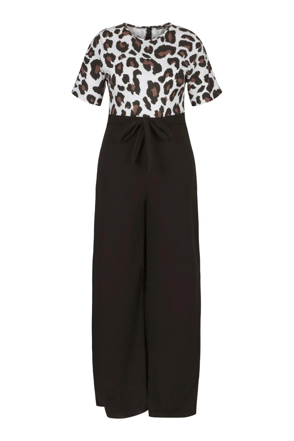 Grande Taille - Combinaison Léopard à Ceinture – Image 3